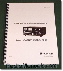 Swan Cygnet 300B Instruction Manual